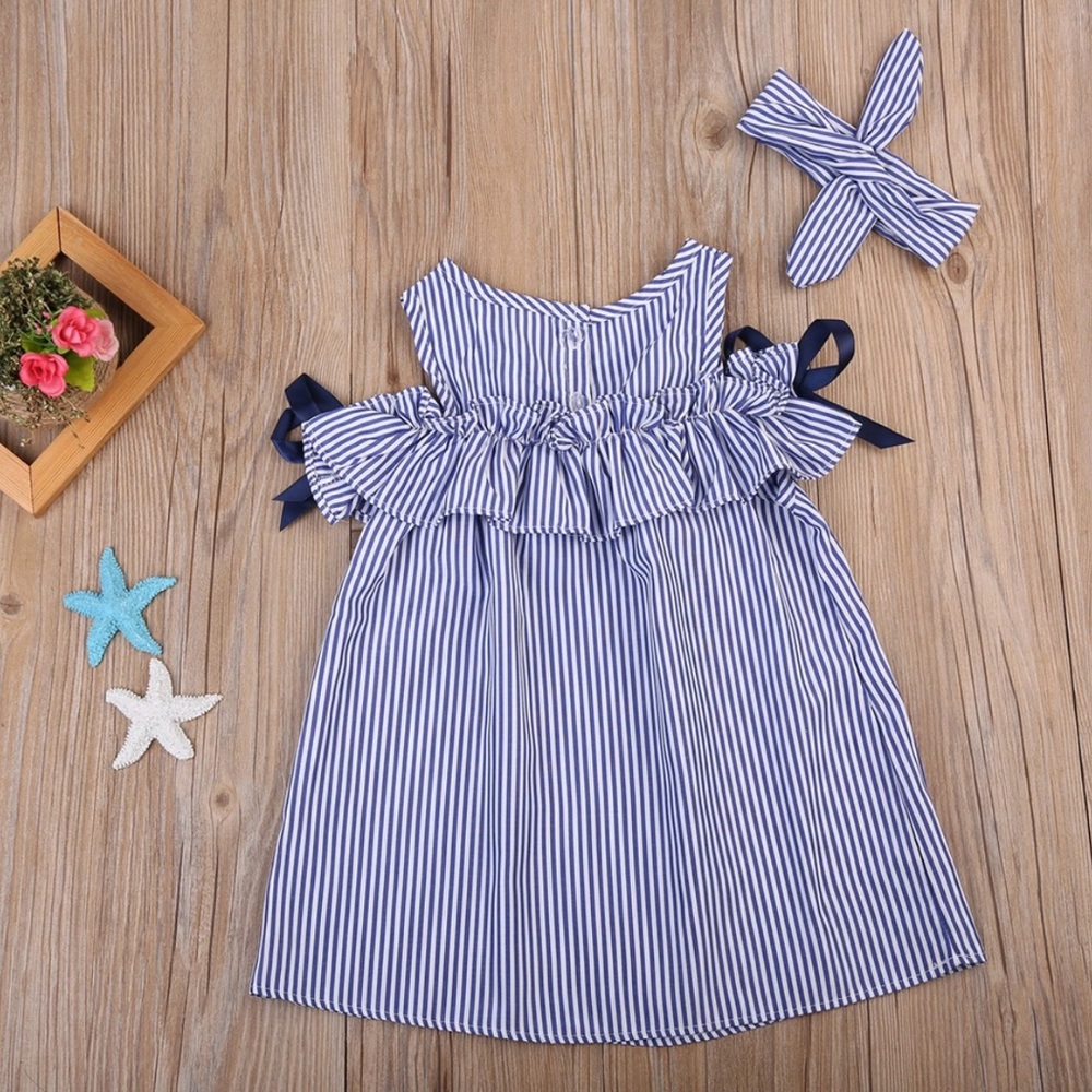 Toddler Stripped Dress 👗